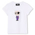 Choupette Short Sleeves Tee-Shirt Karl Lagerfeld Kids