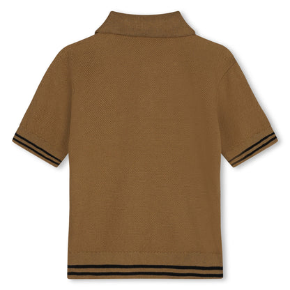 Short Sleeves Polo Shirt with KL Logo Karl Lagerfeld Kids