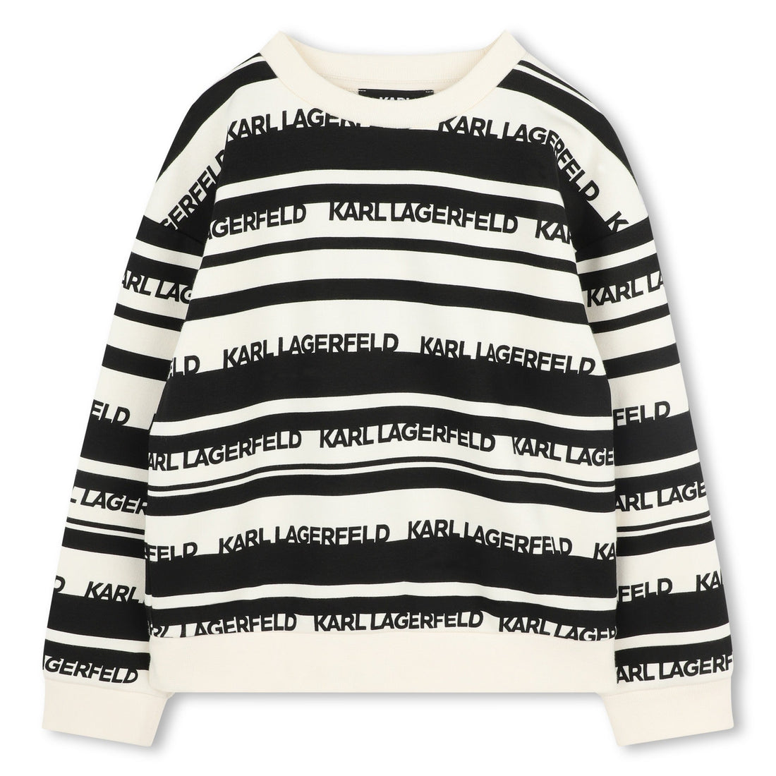 Striped Logo Sweatshirt Karl Lagerfeld Kids