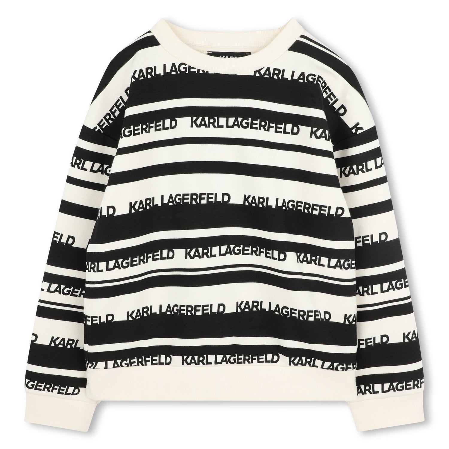 Striped Logo Sweatshirt Karl Lagerfeld Kids
