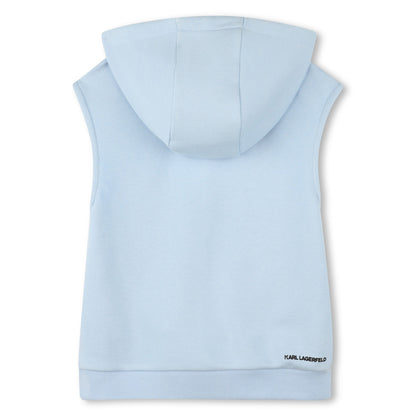 Sleeveless Hooded Sweatshirt for Kids Karl Lagerfeld Kids