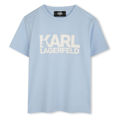 Classic Logo Short-Sleeve T-Shirt Karl Lagerfeld Kids