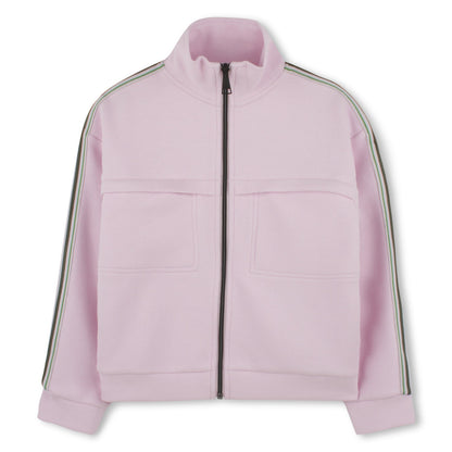 Hooded Sweatshirt with Iconic Prints Karl Lagerfeld Kids