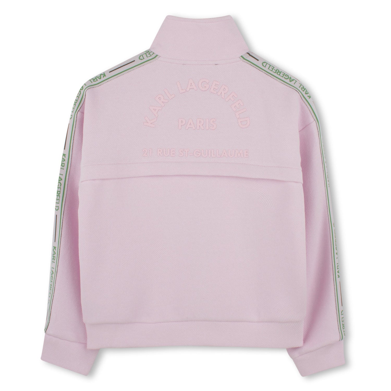 Hooded Sweatshirt with Iconic Prints Karl Lagerfeld Kids