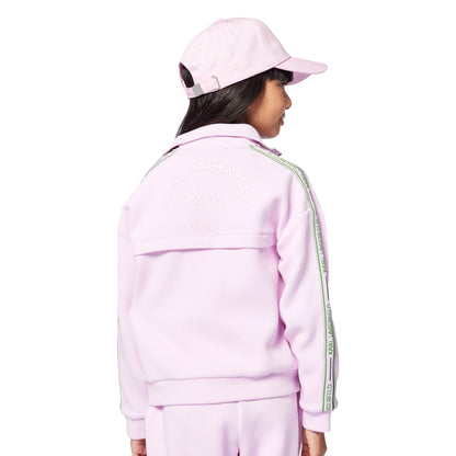 Hooded Sweatshirt with Iconic Prints Karl Lagerfeld Kids