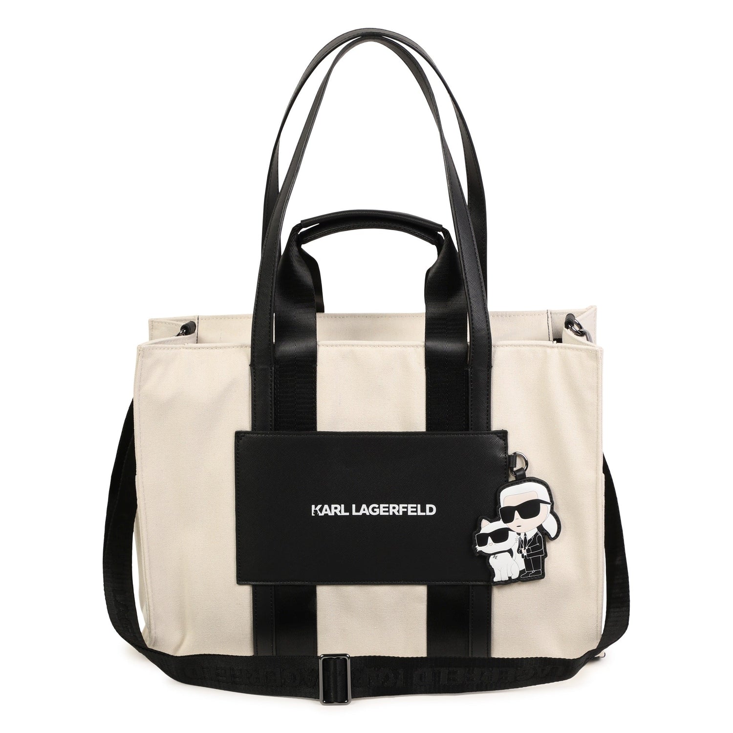 Designer Canvas Changing Bag with Karl &amp; Choupette Badge Karl Lagerfeld Kids