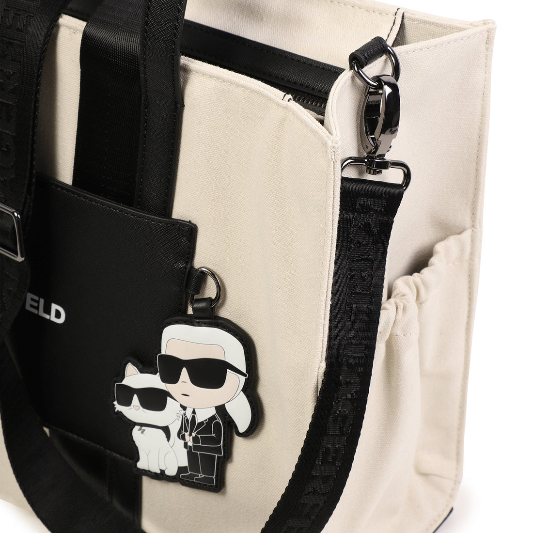 Designer Canvas Changing Bag with Karl &amp; Choupette Badge Karl Lagerfeld Kids