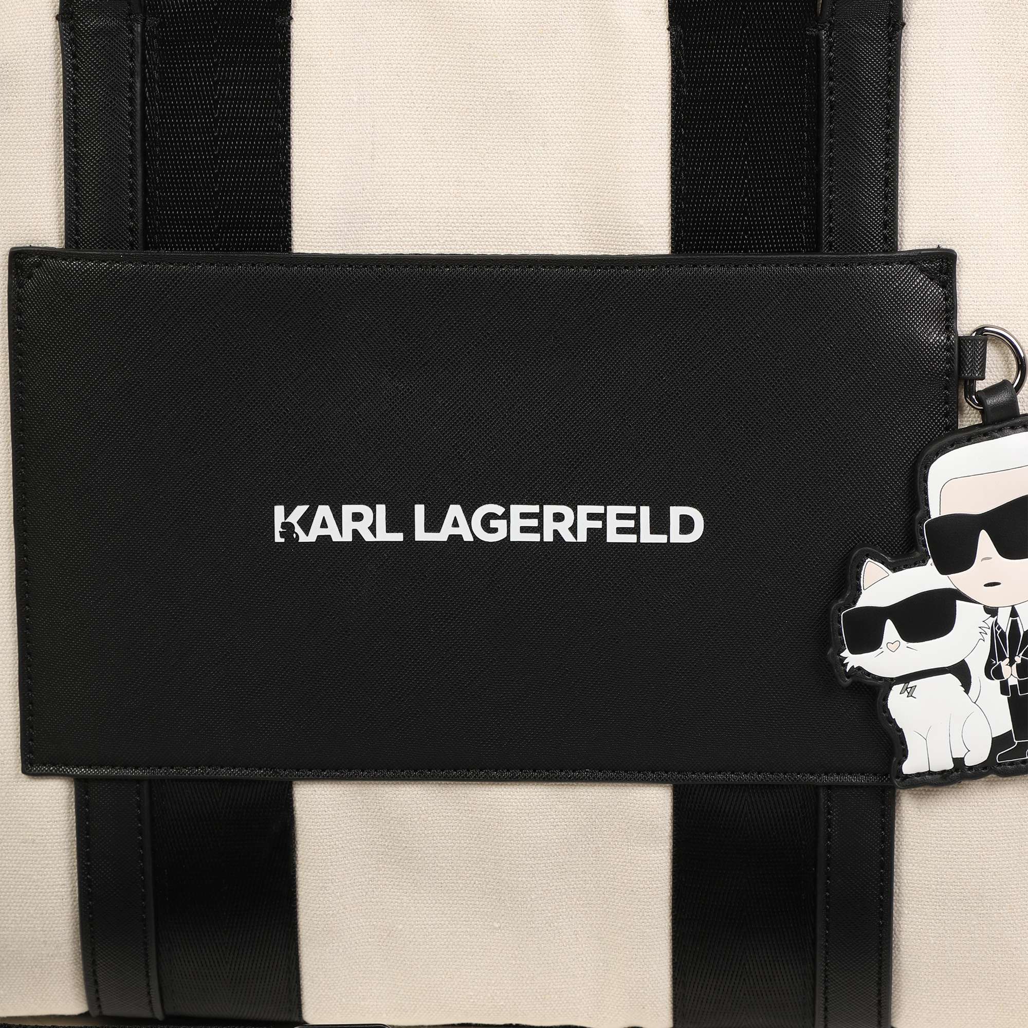 Designer Canvas Changing Bag with Karl &amp; Choupette Badge Karl Lagerfeld Kids