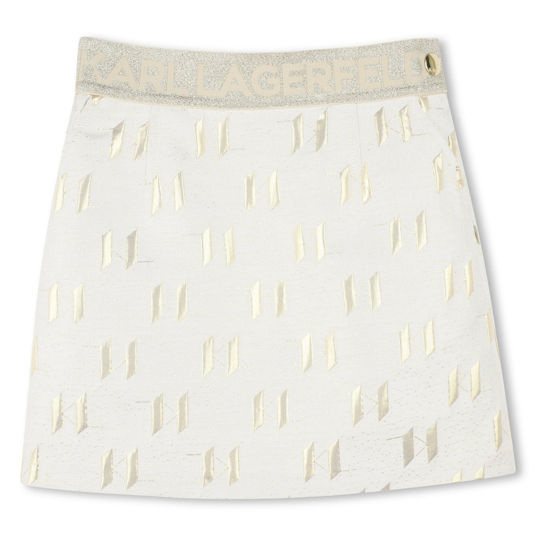 Jacquard A-Line Skirt Karl Lagerfeld Kids