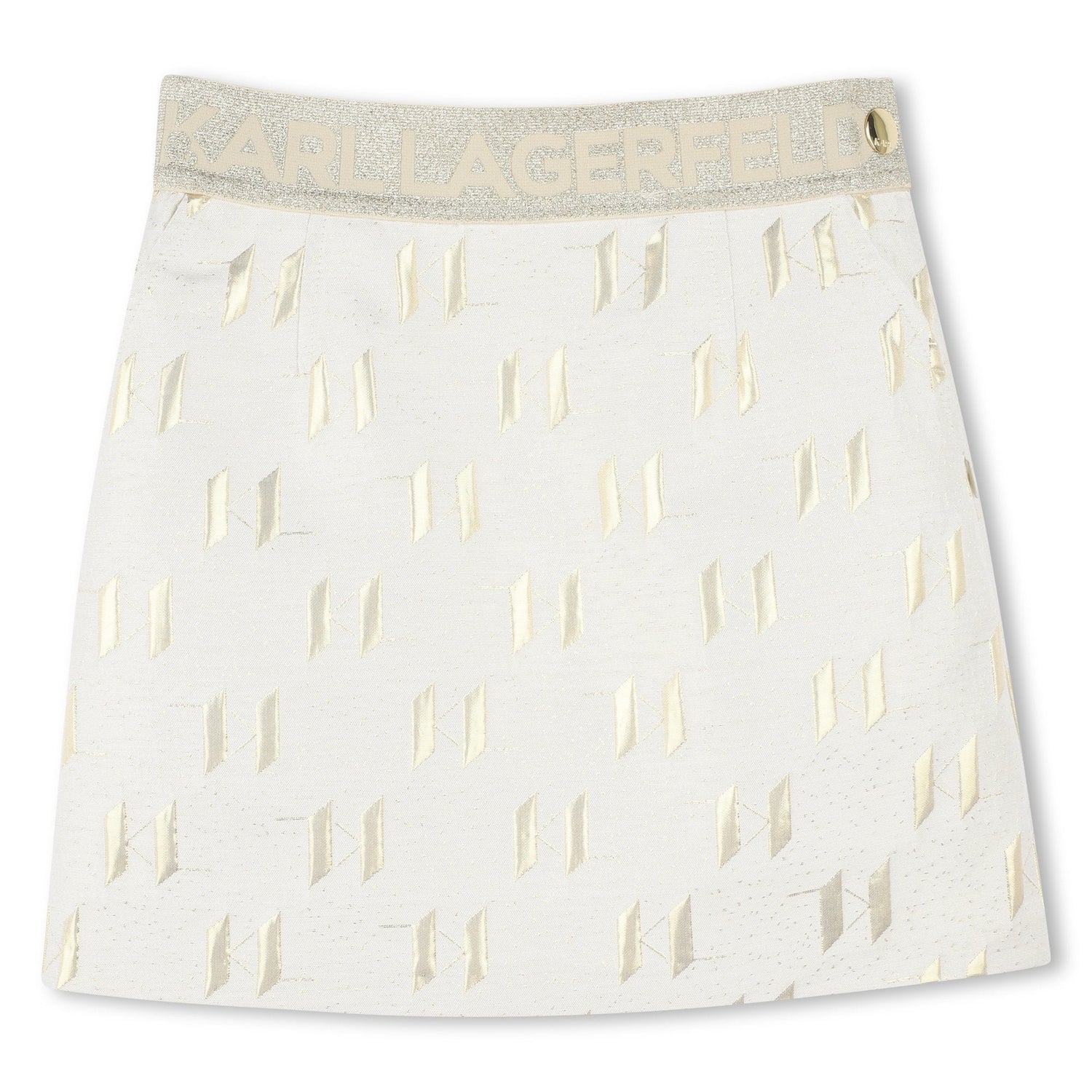 Jacquard A-Line Skirt Karl Lagerfeld Kids
