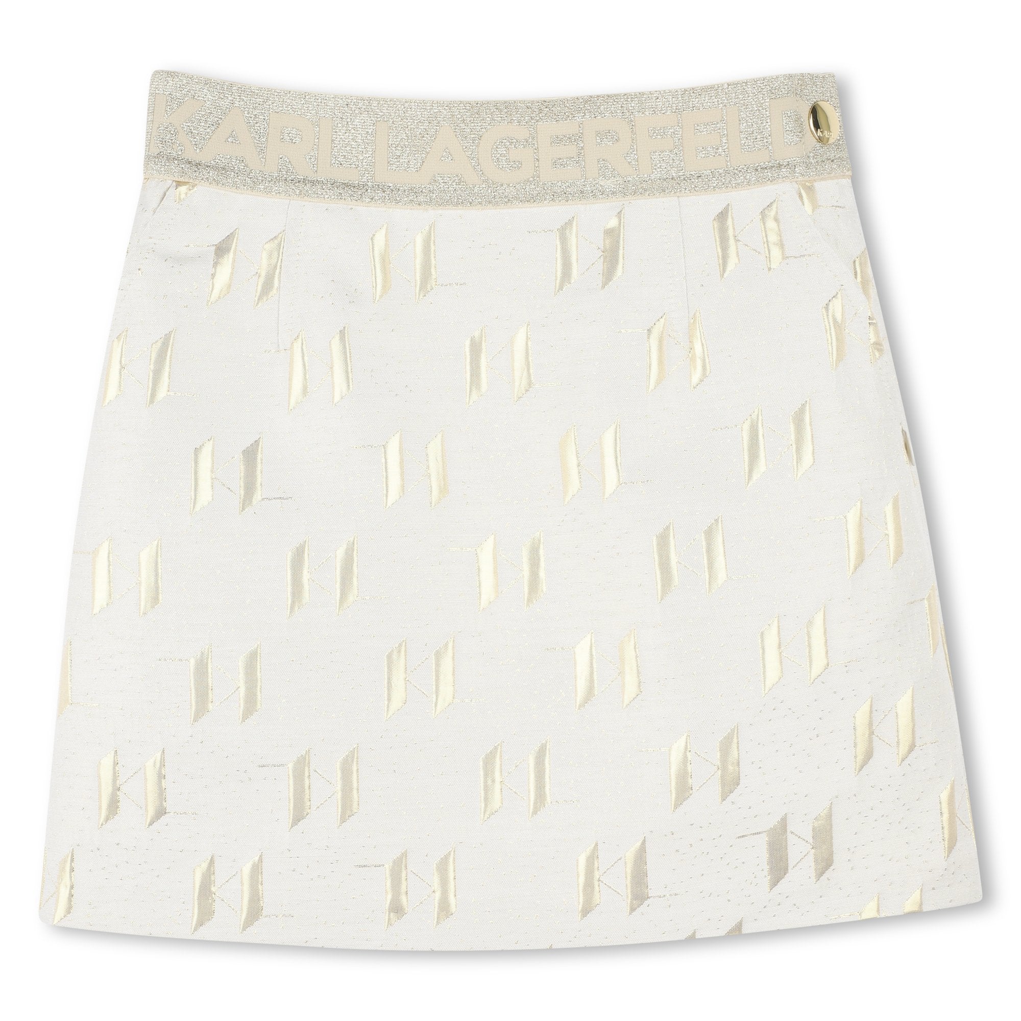 Jacquard A-Line Skirt Karl Lagerfeld Kids