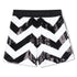 Kids black and white sequin ceremony shorts with herringbone pattern Karl Lagerfeld Kids