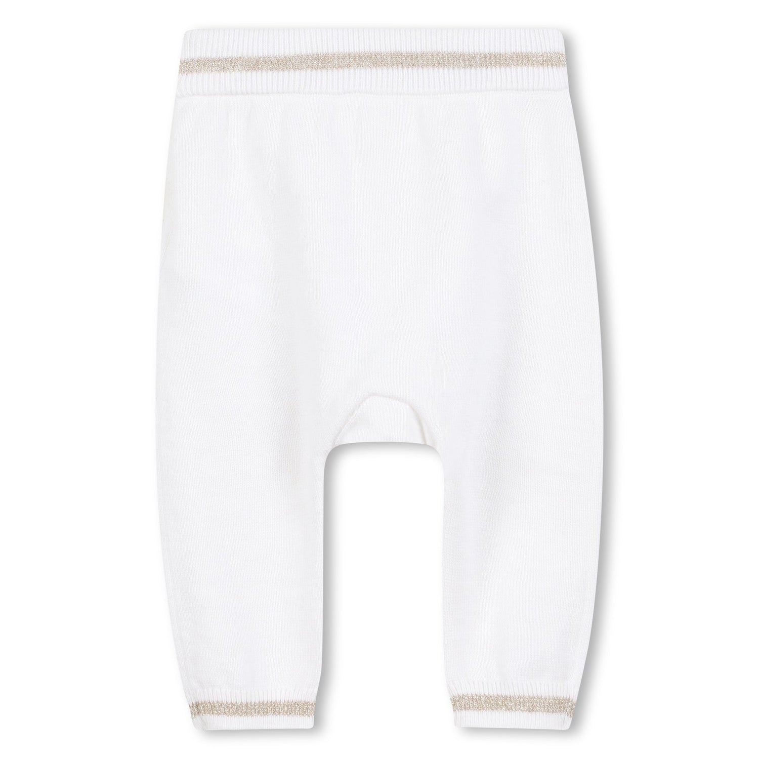 Baby Knitted Sweater and Leggings Set with Gold Signature Detail Karl Lagerfeld Kids