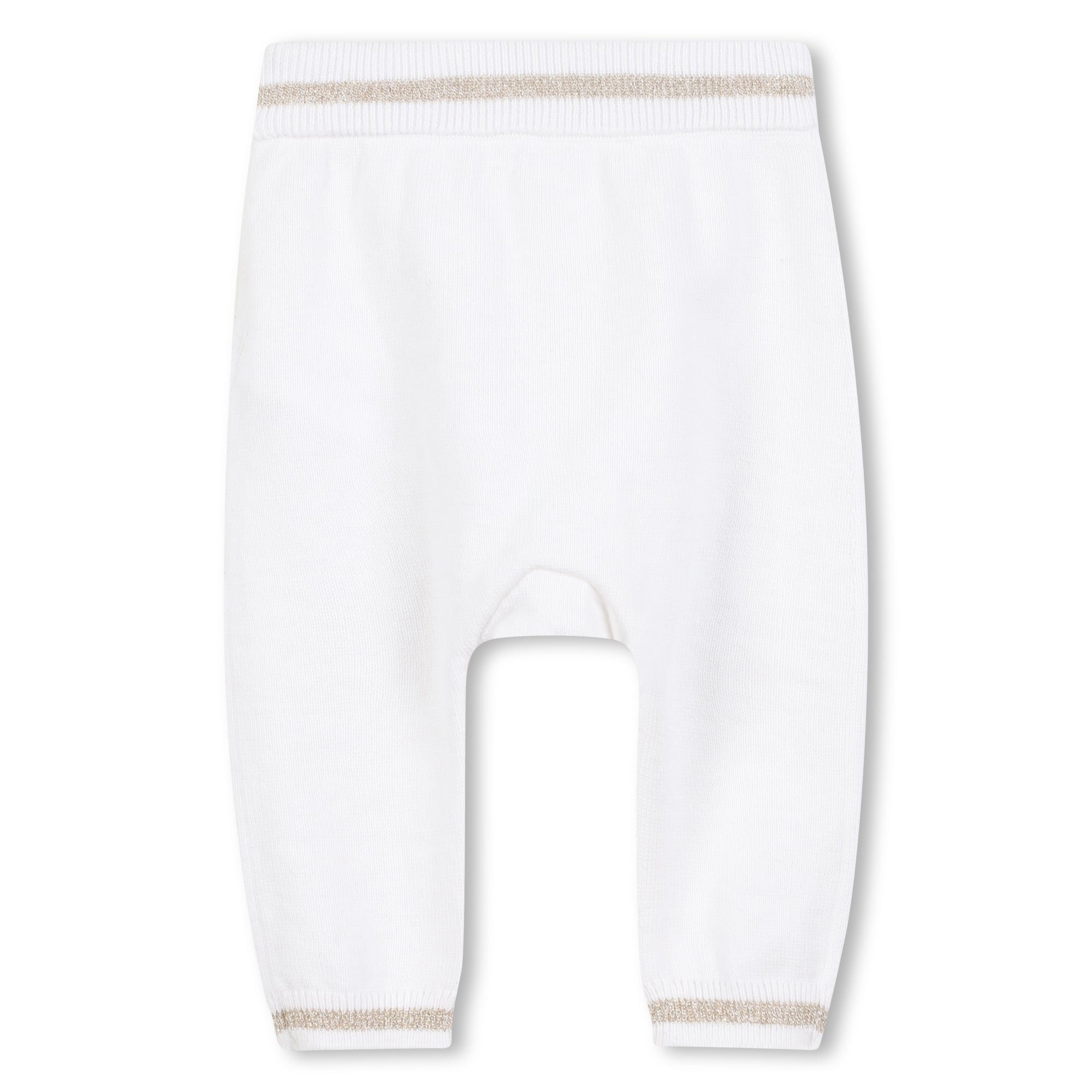 Baby Knitted Sweater and Leggings Set with Gold Signature Detail Karl Lagerfeld Kids