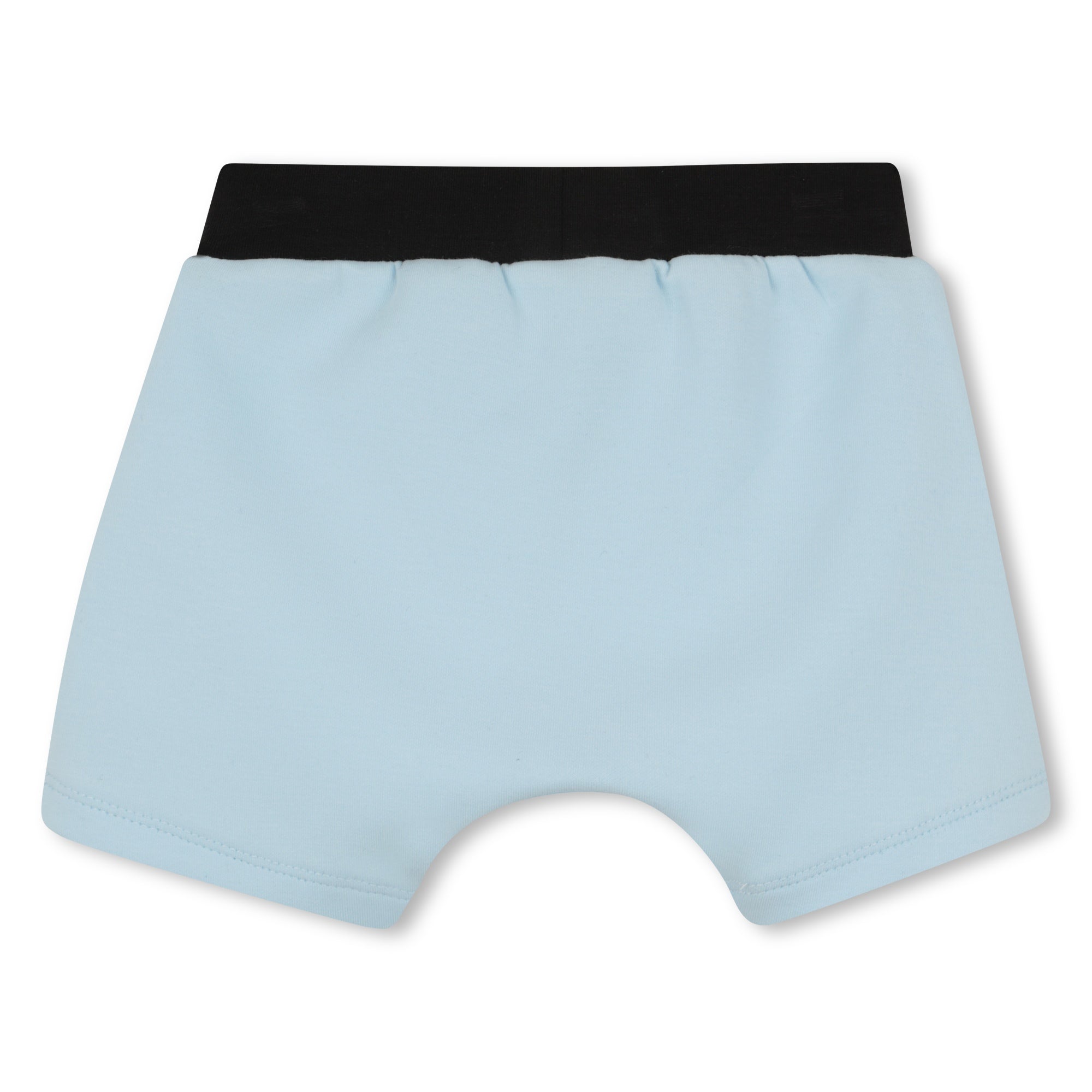 Polo Shirt &amp; Short Set in White and Light Blue Karl Lagerfeld Kids