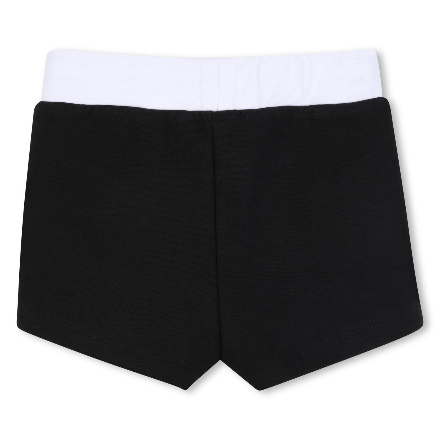 Cardigan, T-Shirt &amp; Shorts 3-Piece Set in Black and White Karl Lagerfeld Kids