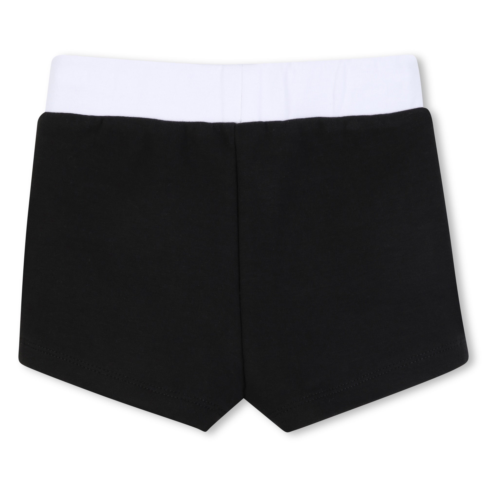 Cardigan, T-Shirt &amp; Shorts 3-Piece Set in Black and White Karl Lagerfeld Kids