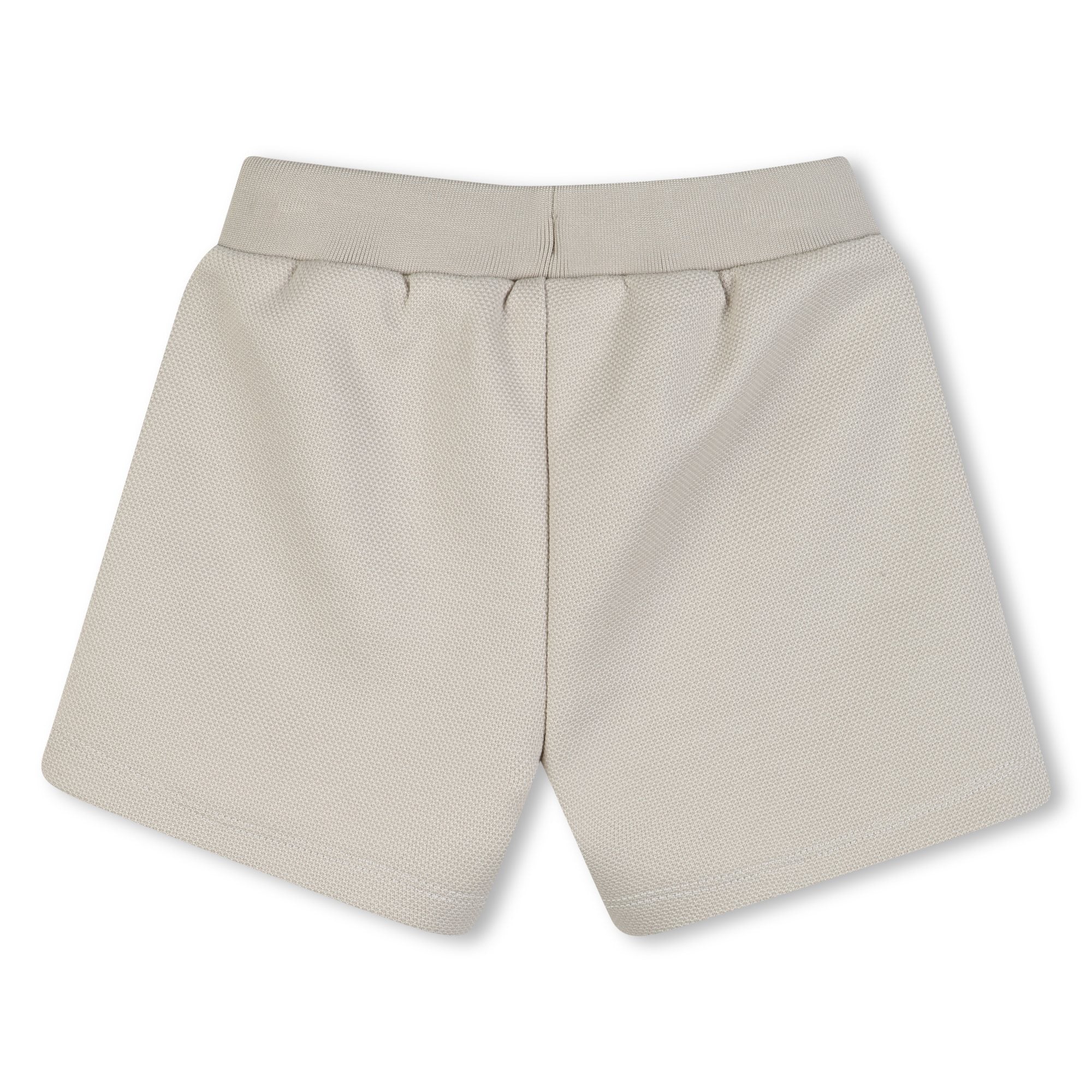 Polo Shirt &amp; Shorts Set in White and Black Karl Lagerfeld Kids