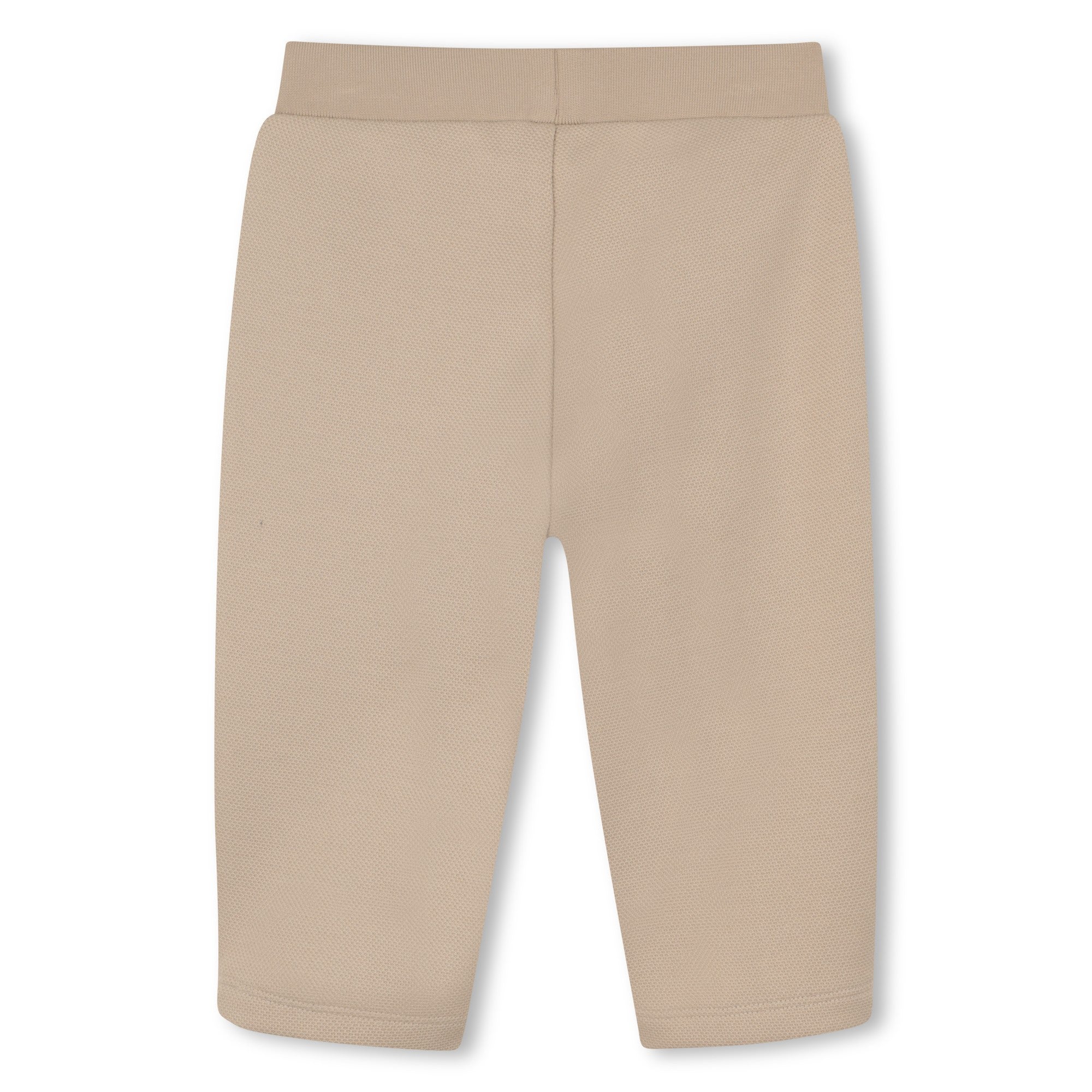 Cardigan, T-Shirt &amp; Trousers Set in Beige Karl Lagerfeld Kids