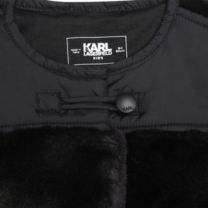 Toddler Faux Fur Vest Karl Lagerfeld Kids