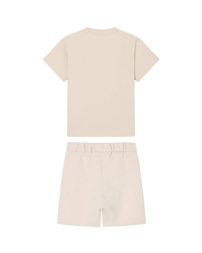 Jersey T-Shirt And Bermuda Shorts Set Emporio Armani
