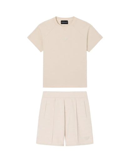 Jersey T-Shirt And Bermuda Shorts Set Emporio Armani
