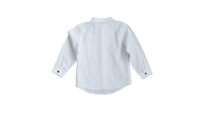 Capo Long Sleeve Shirt – Bianco Lessi The Label