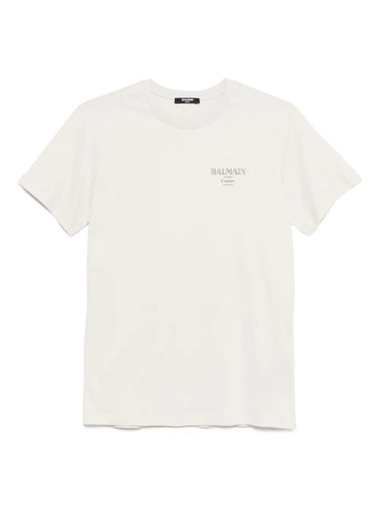 Luxury Children’s Cotton Chest-Print Tee Balmain