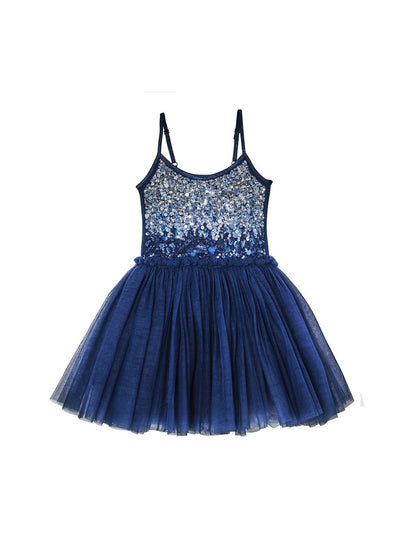 Bebe Winter Waltz Tutu Dress Deep Ultramarine