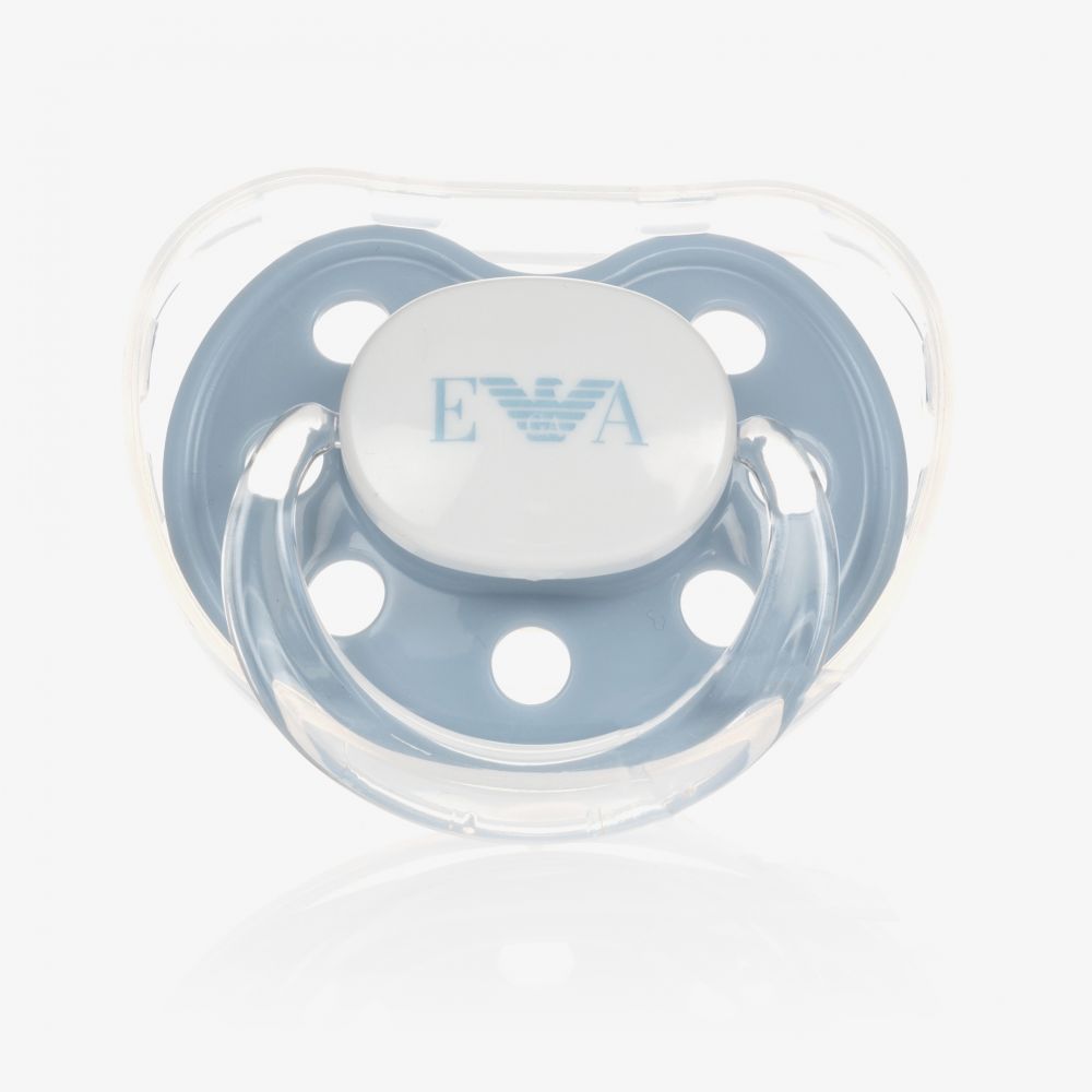Baby Dummy And Clip Set Multi Colour Options Emporio Armani