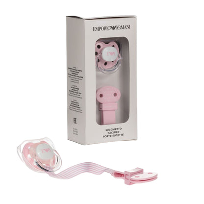 Baby Dummy And Clip Set Multi Colour Options Emporio Armani