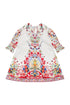 Kids Mini Puff Sleeve Collared Dress 4-10 Camilla