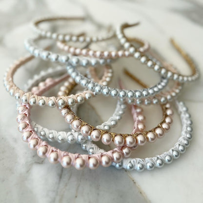 Pearl Headband Child by petalsINK