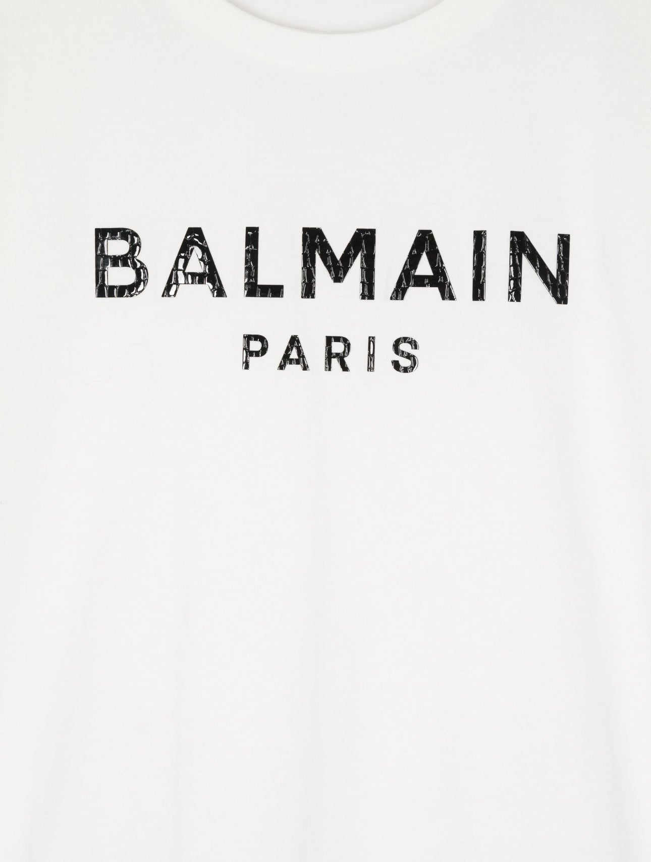 Metalic Effect  T-Shirt Balmain