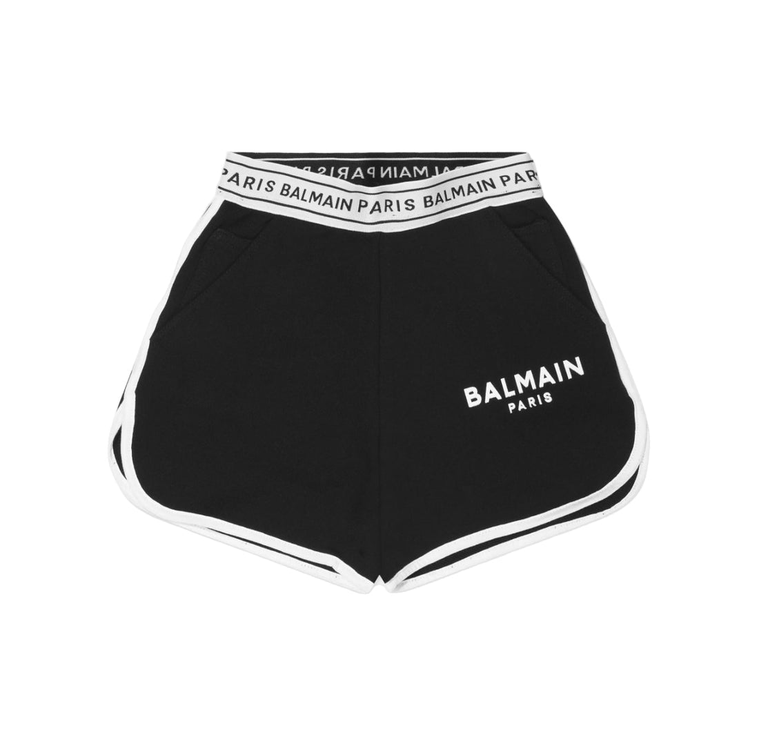 Cotton Logo Shorts Balmain