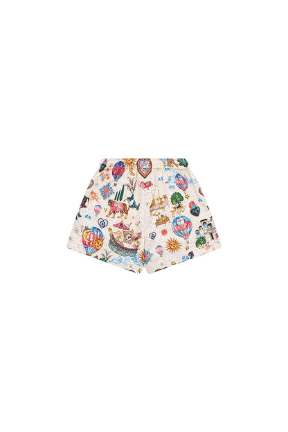 Kapadokya Kitsch Boys Mid Length Boardshort W Elastic Waist Camilla
