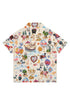 Kapadokya Kitsch Boys Short Sleeve Camp Collared Shirt Camilla