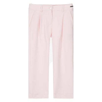 Pink Wide Leg Trousers Monnalisa