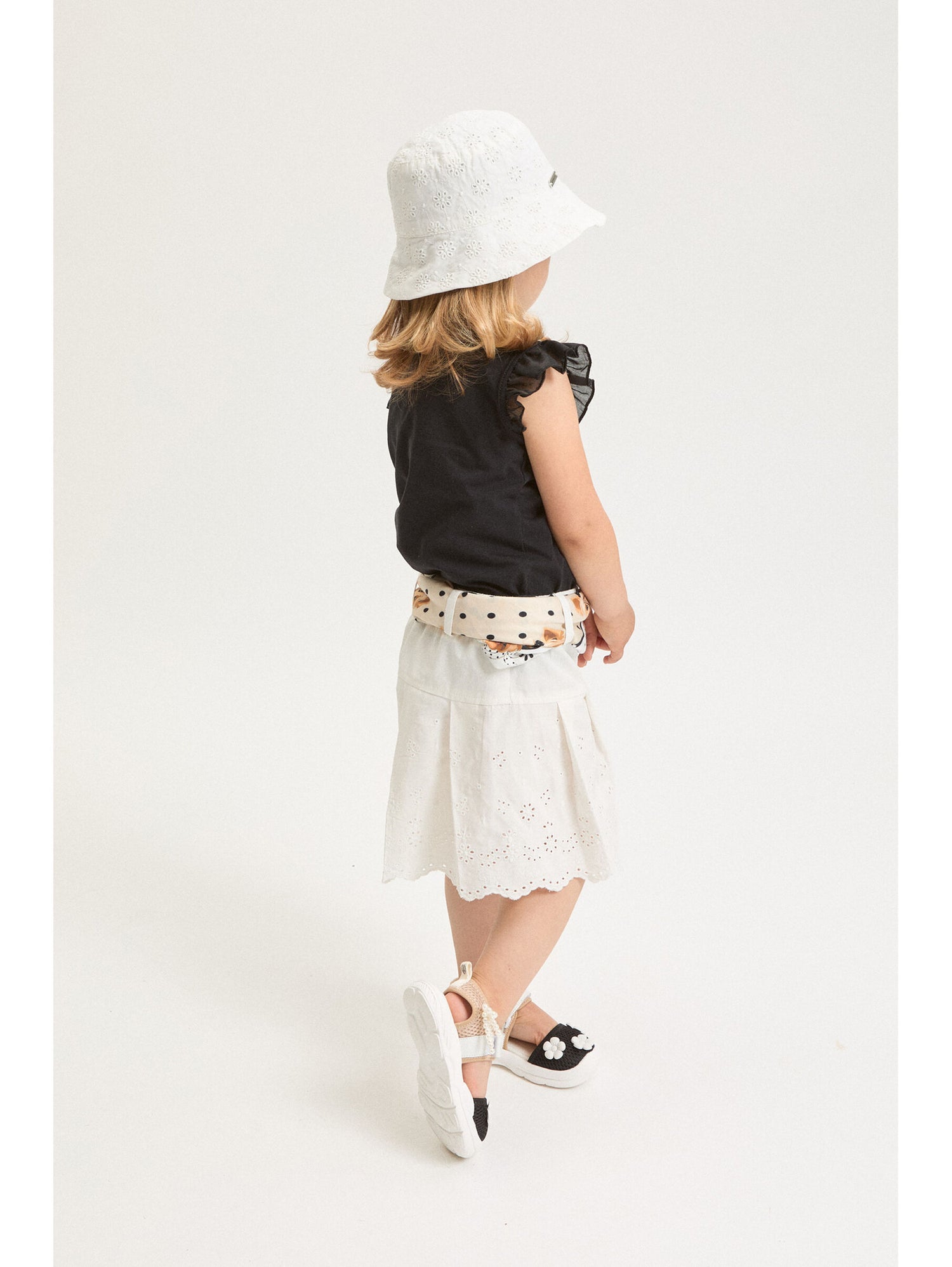 Popeline Sangallo Shorts Monnalisa