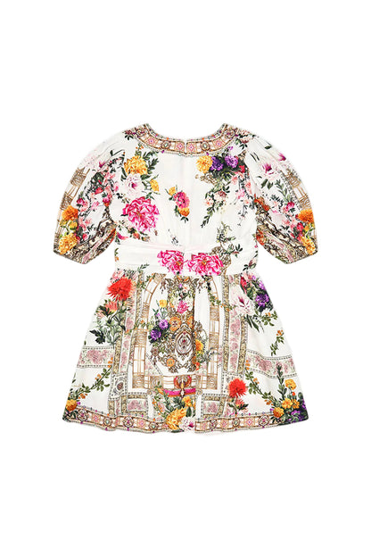 Egyptian Rose Kids Mini Dress with Bow 12-14 Camilla