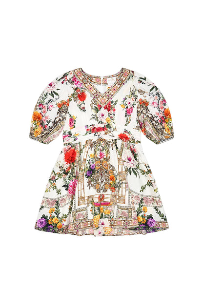 Egyptian Rose Kids Mini Dress with Bow 12-14 Camilla