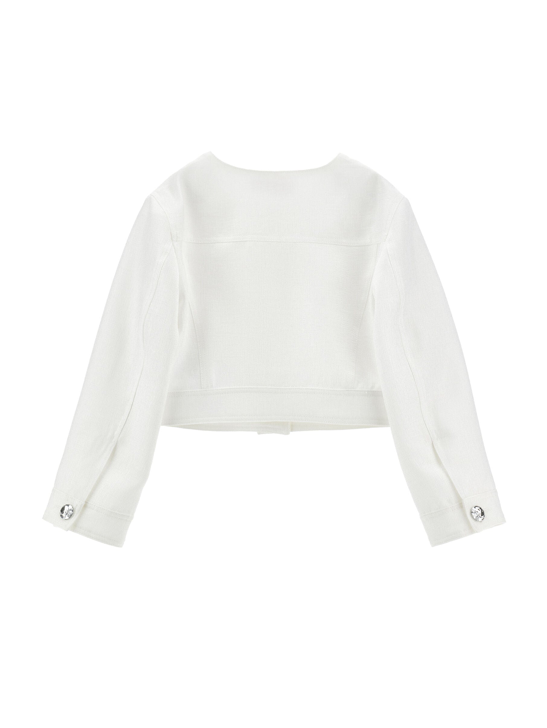 Jacket With Jewel Buttons Monnalisa