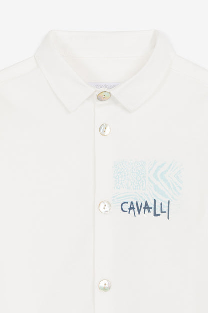 Popeline Shirt Roberto Cavalli Junior