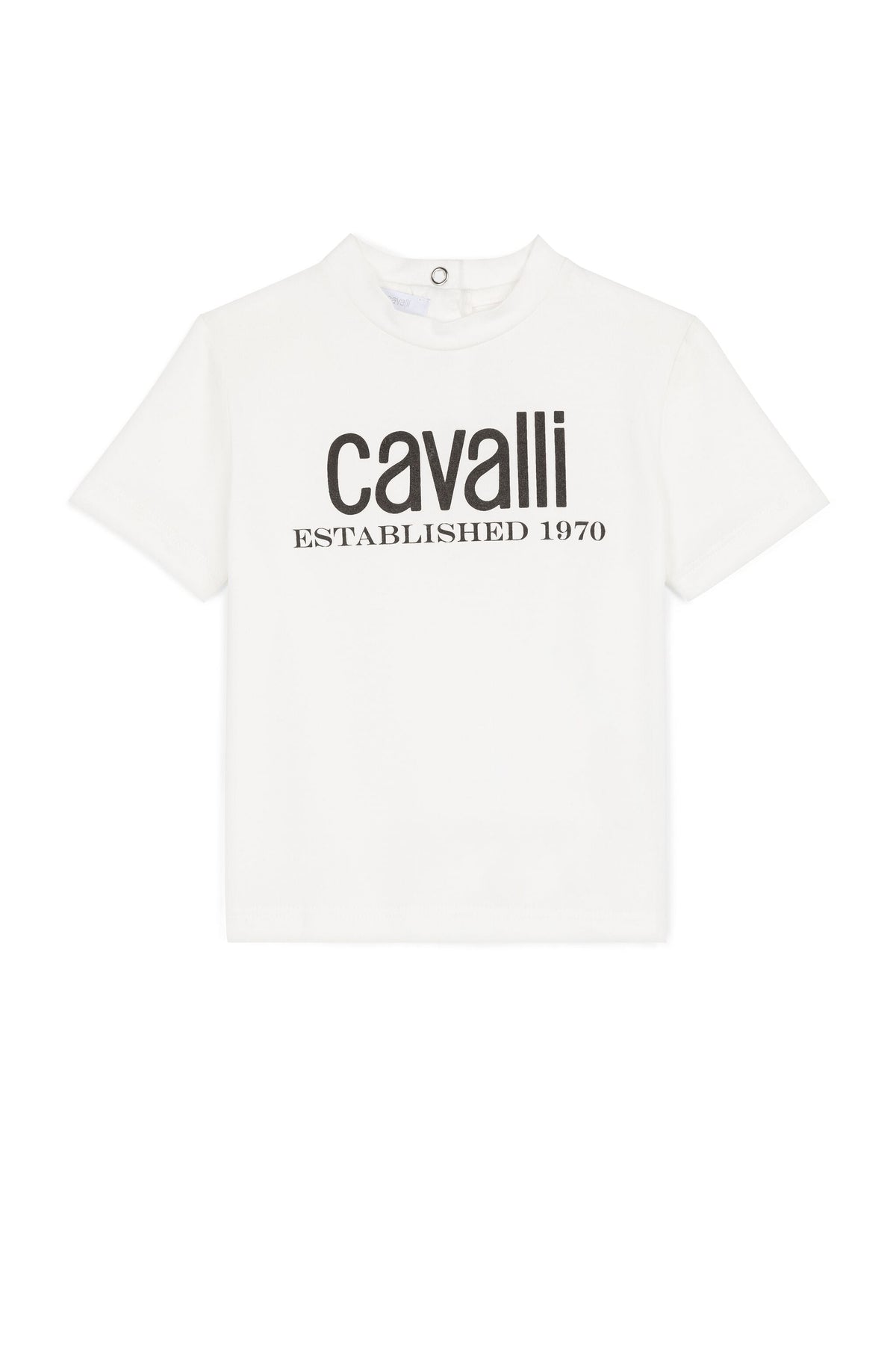 Cotton T-Shirt Roberto Cavalli Junior