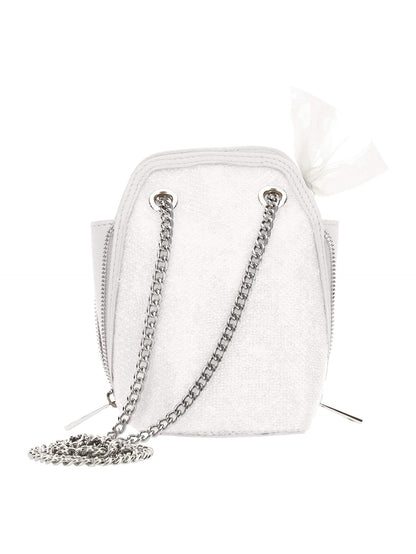 Chic Borsa Paillettes Maglia Monnalisa