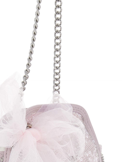 Chic Borsa Paillettes Maglia Monnalisa