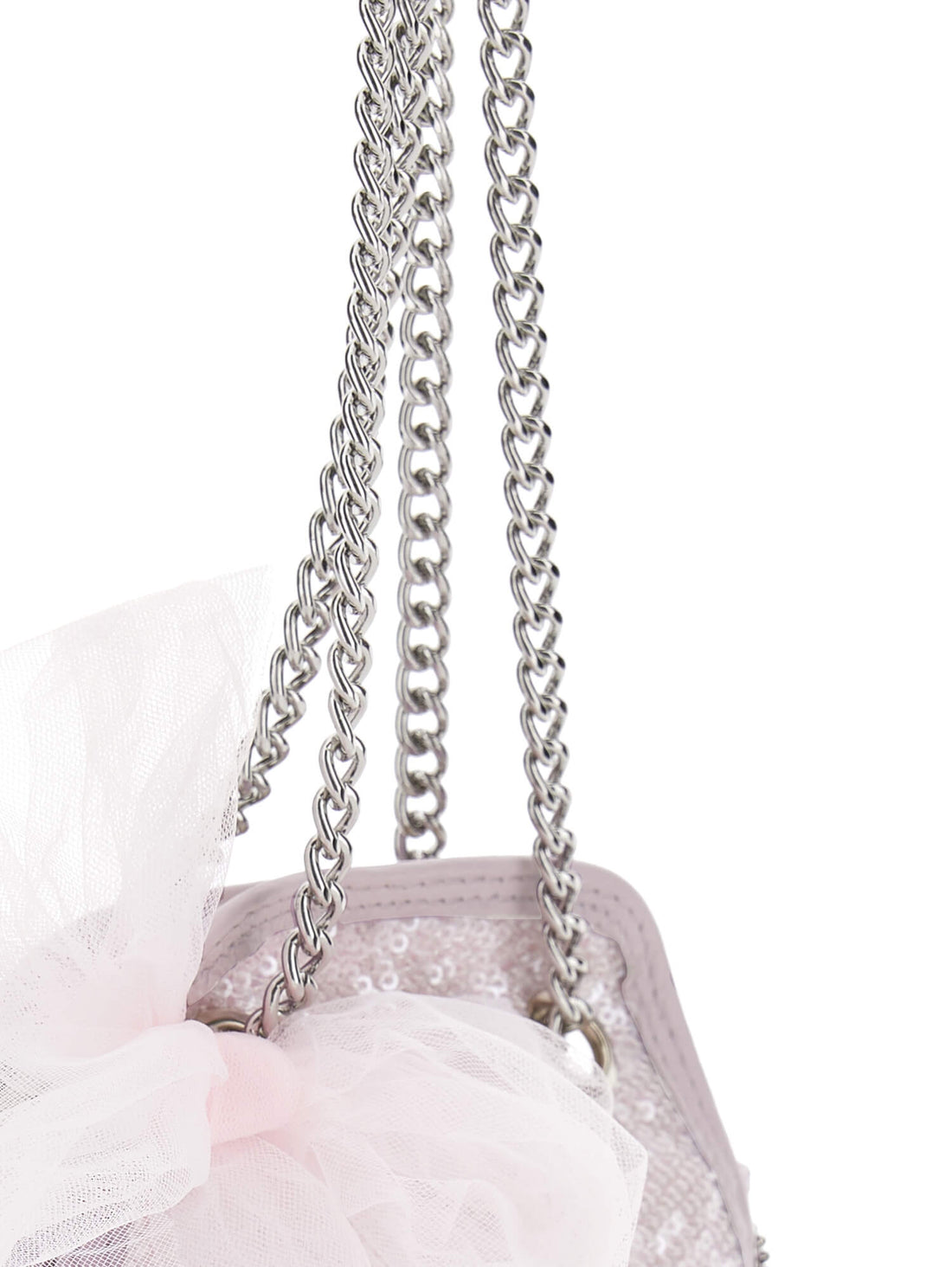 Chic Borsa Paillettes Maglia Monnalisa