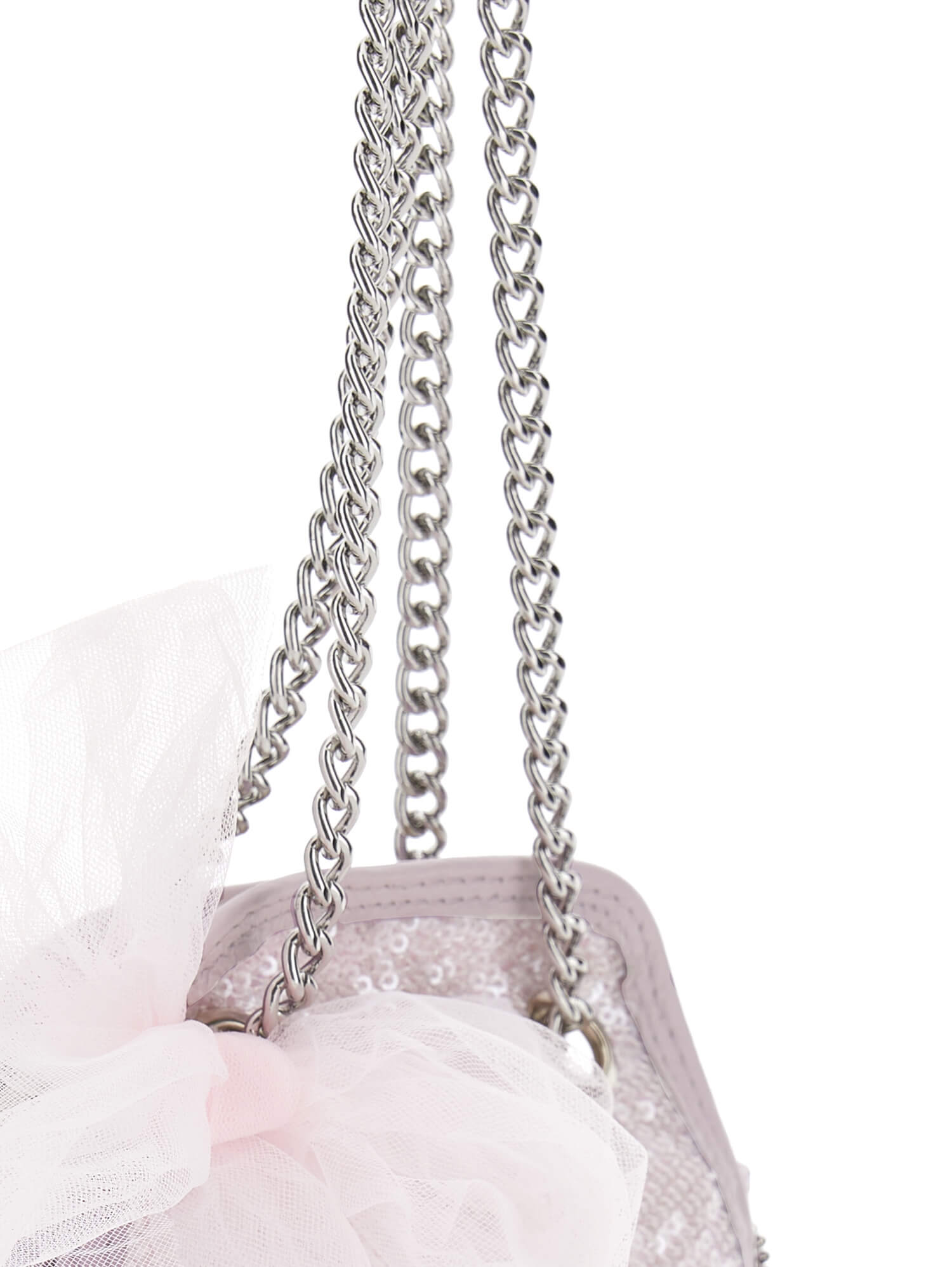 Chic Borsa Paillettes Maglia Monnalisa
