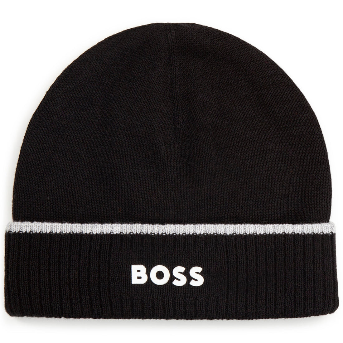 Striped Knit Hat Hugo Boss