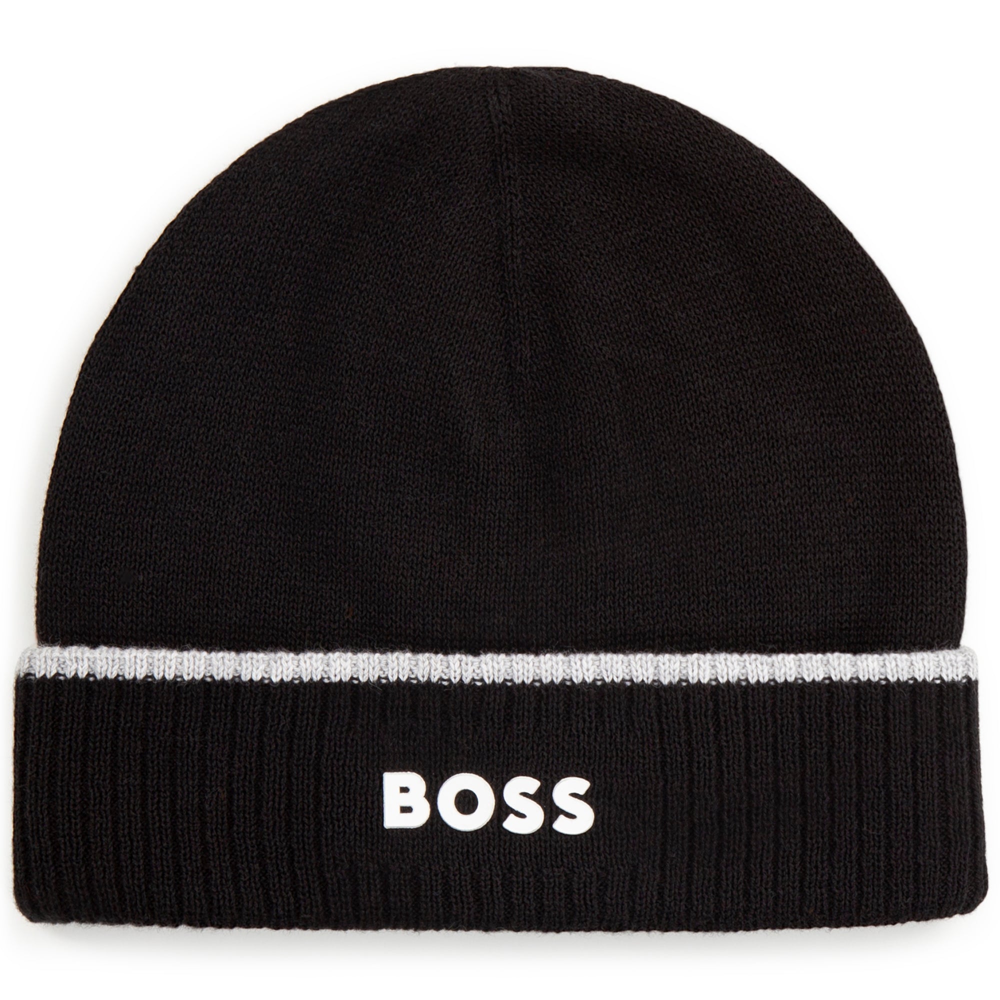 Striped Knit Hat Hugo Boss